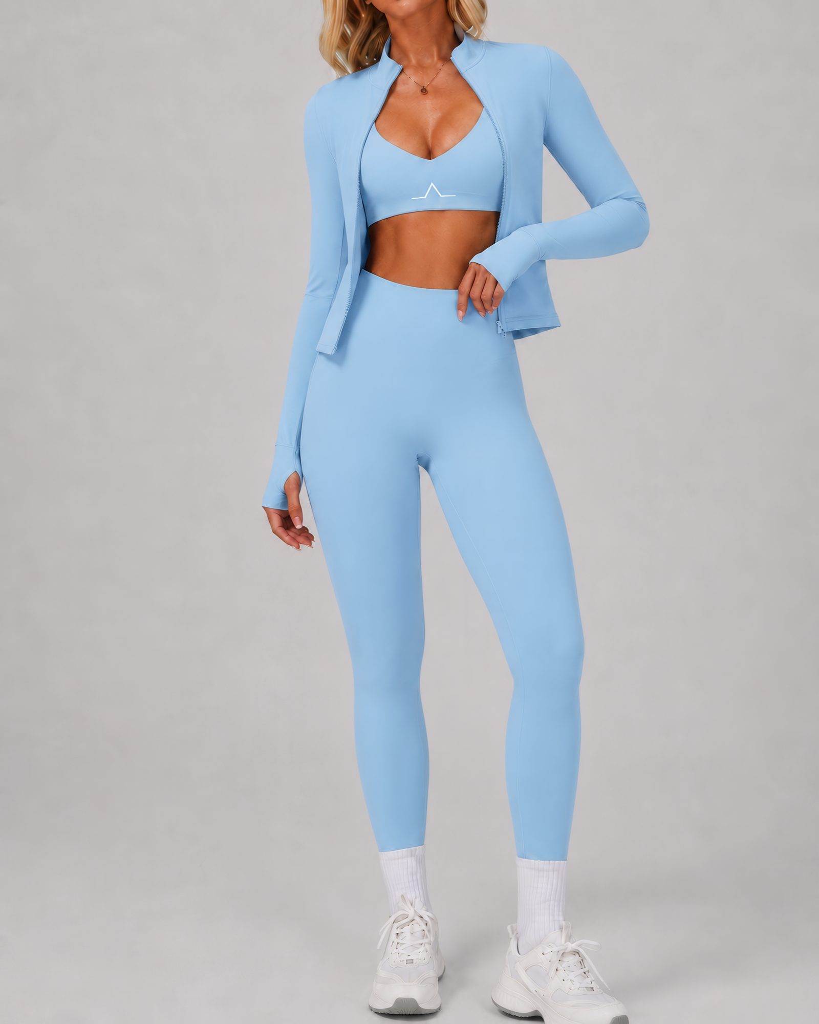 Valencia Jacket – Sky Blue